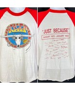 KFAT Country Radio 1975-1983 Vtg Jersey T-Shirt sz Large Just Because DJ... - £110.06 GBP