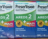 NEW 24 Pack CASE Bausch &amp; Lomb PreserVision Areds 2 Eye Vitamin &amp; Minera... - £79.01 GBP