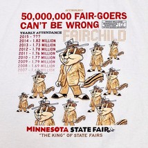 Minnesota State Fair Fairchild the Gopher Graphic Tee T-Shirt - Men&#39;s Si... - £14.31 GBP