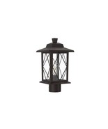 READ DESCRIP Project Source Larkdale Hardwired 15 Inch Bronze Outdoor Po... - $37.23