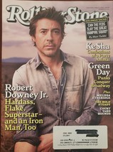 Robert Downey Jr., Ke$ha, Green Day, Mellissa Etheridge Issue 1101 April 1 2010 - £7.15 GBP