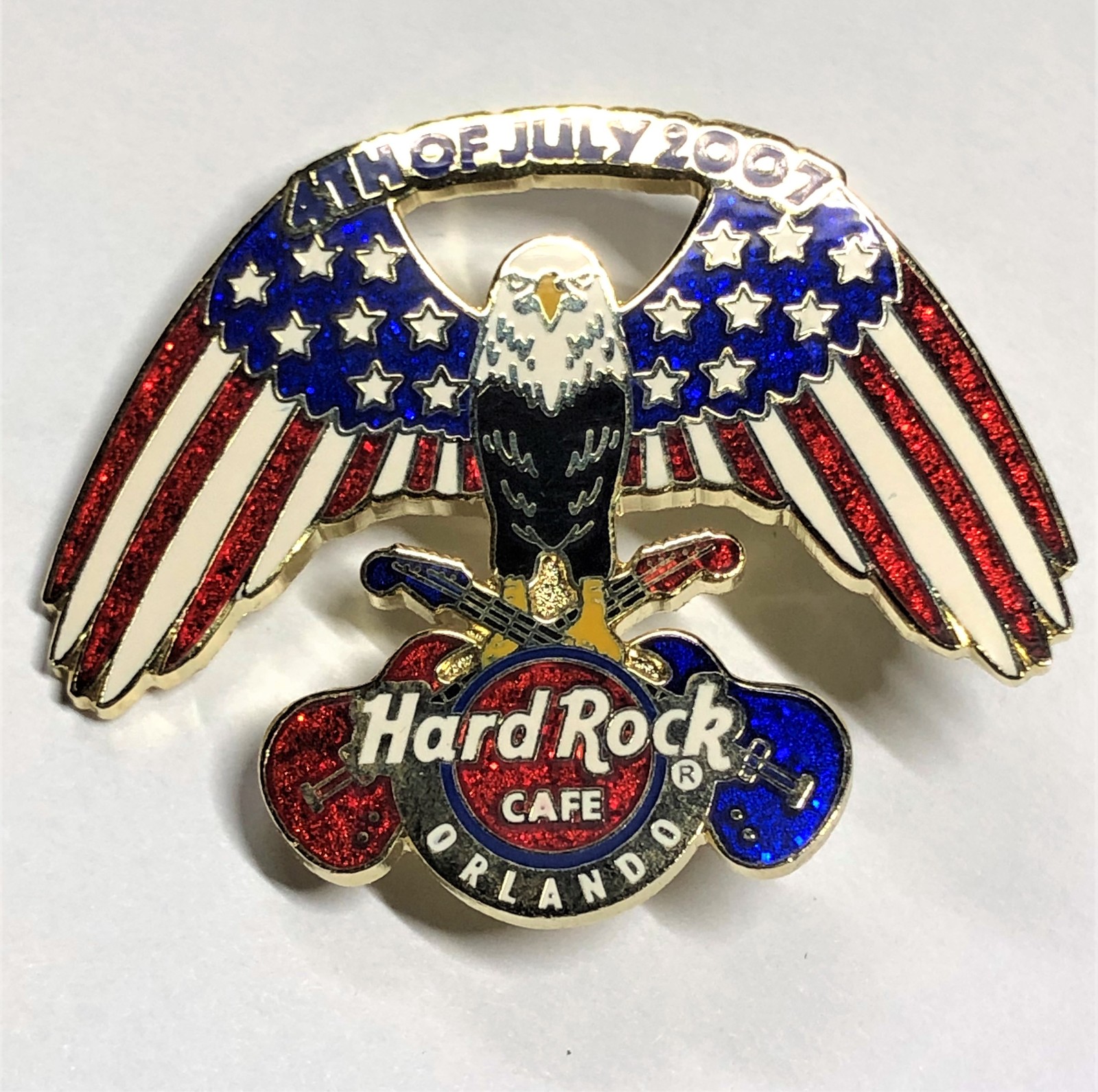 Primary image for Hard Rock Cafe ORLANDO July 4, 2007 American Eagle Pin