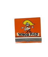 Vintage Matchbook Senor Pico Mexican Food Front Strike Unstruck Advertising - $205.87 MXN