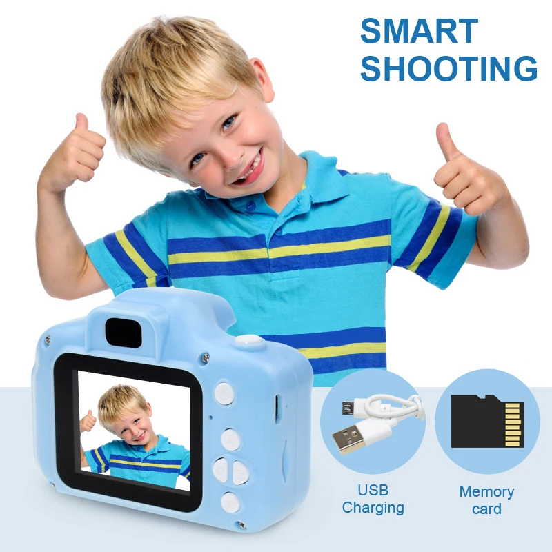 Cute Kids Cartoon Photo Camera 1080P HD Video Smart Shooting Digital Camera - £10.80 GBP+