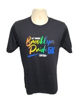 24th Annual Brooklyn Pride 5K Lgbtqia+ Adult Small Black TShirt - £11.90 GBP