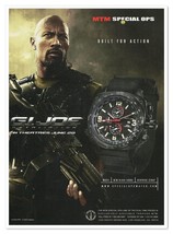 MTM Special Ops Watch GI Joe Dwayne The Rock Johnson 2012 Print Magazine Ad - £7.57 GBP