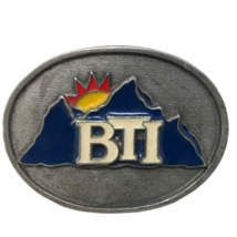 VTG Bergamot Brass Sunrise Over the Mountains BTI Belt Buckle - £15.28 GBP