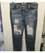 Big Star Vagabond Patchwork Denim Jeans Size 32 - £27.06 GBP