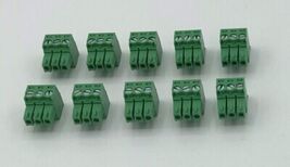 10 pcs  3 pin-3.5mm Screw Pluggable Quick Connector-Terminal Block- Phoe... - $16.82