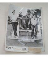 vintage Pittsburgh area local band music group HOTS promo photo black wh... - $372.24 MXN