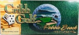 CRIBB GOLF Pebble Beach Links Board Game Cribbage 1997 Vintage New Sealed - £27.25 GBP