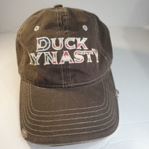 Duck Dynasty Distressed Gray Embroidered Baseball Cap Hat - £7.76 GBP