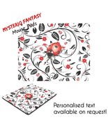 Ladybug Plant Artistic Fantasy Inspired Personalised Mouse Pad-Mouse Mat. - $41.16 CAD