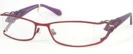 You&#39;s Mod. 772 Col. 21 Red /PURPLE Eyeglasses Glasses Metal Frame 51-18-135mm - £76.31 GBP