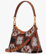 Kate Spade Reece Shoulder Bag Black Brown Handbag K9773 Monogram Flower $278 - £99.51 GBP