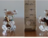 &quot; Repaired&quot; Lot 2x Vintage Swarovski Crystal KRIS BEAR Honey Bee Champag... - $35.00