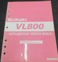 2005  Suzuki VL800 Supplementary Service Manual P/N 99501-38080-01E - $9.99