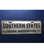 Vintage Raleigh N.C. Southern States Nissan Front Booster License Plate - $33.91 CAD