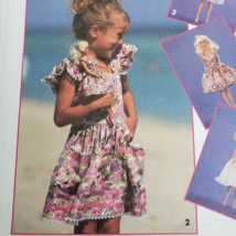 Simplicity Barbie Pattern for Girls 8389 Child&#39;s Dress/Jacket Doll Clothes Uncut - £15.78 GBP