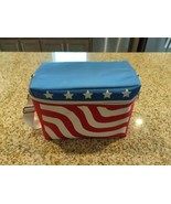 VINTAGE Porterco Softmate SQUARE COOLER RED White Blue  70-80s Insulated... - €84,86 EUR