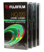 4 Fuji HQ T-120 6 Hour High Quality Blank VCR Record Video Cassette Bran... - $11.88