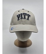 University Of Pittsburgh Pitt Panthers Beige Cream Strapback Hat - £14.05 GBP