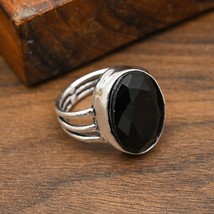 Black Spinel Gemstone 925 Silver Ring Handmade Jewelry  Birthday Gift For Women - £5.84 GBP