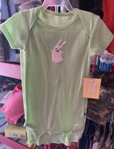 Hello Bello Infants 2 piece Bodysuit With Pants Pastel Green Bunny  - £7.06 GBP