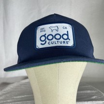 Good Culture Dairy Cow California Hat Cap SnapBack Patch Agriculture - £10.99 GBP