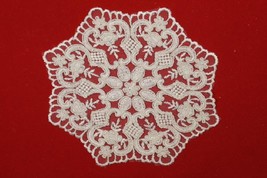 Application Doilies Embroidered Tulle Lace CM 15 SWEET TRIMS 12944 - £4.47 GBP