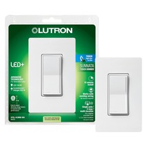 Lutron Sunnata Touch Dimmer Switch with Wallplate with LED+ Advanced Technology, - £61.98 GBP