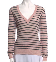 NEW Veronica Beard Jeans Women’s Striped Long Sleeve Sweater Size Large NWT - £108.87 GBP