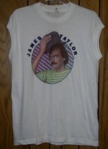 James Taylor Concert Tour Muscle Shirt Vintage 1983 Screen Stars Single Stitched - £130.01 GBP