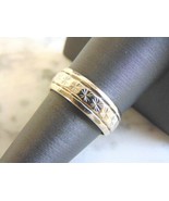 Vintage Estate 14K White Gold Band Wedding Ring 5.6g E4005 - €421,27 EUR