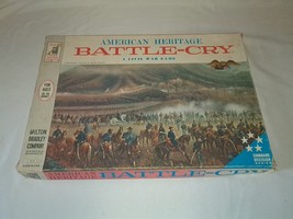 American Heritage Battle-Cry Civil War Game 1961 Milton Bradely  - £19.34 GBP