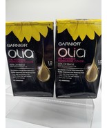 (2) 1.0 Black Garnier Olia Hair Color Ammonia-Free Hair Dye  Highlights - $11.69