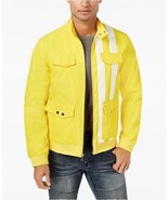 $129 INC Full Zip Striped Jackets , Color: Wild Yellow, Size: 3XL - £62.37 GBP