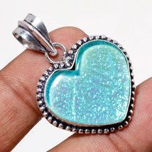 Blue Australian Triplet Opal Gemstone Fashion Jewelry Pendant 1.70&quot; SA 9548 - £5.17 GBP