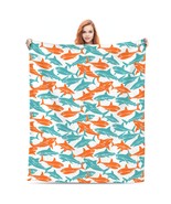 Thick  Shark decorative Flannel  fleece throw blanket 40x50  50X60 kid boys - $22.99+