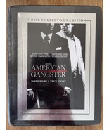 American Gangster (DVD, 2008, 3-Disc, Collectors Edition Unrated Extende... - £10.19 GBP