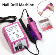 LINMANDA Professional Electric Nail Drill Machine Set Nail Files Drill Bits Gel - £31.44 GBP