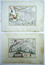 2 cartes Bourdeaux, Bourdelais, Gascogne, Bayonne, Perigord.. N. Tassin, 1633 - $72.12