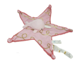 CLOUD ISLAND BABY PINK + GOLD WHALE STAR SECURITY BLANKET STUFFED ANIMAL... - $46.55
