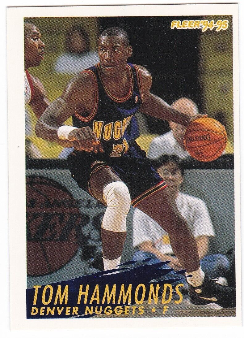 Primary image for M) 1994-95 Fleer Basketball Trading Card - Tom Hammonds #273