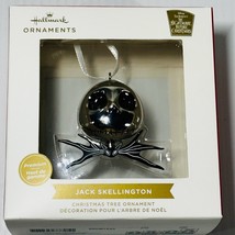 Nightmare Before Christmas Hallmark Premium Ornament Jack Skellington Bat Bowtie - £15.70 GBP