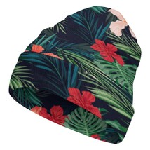 Mondxflaur Hibiscus Winter Beanie Hats Warm Men Women Knit Caps for Adults - £15.17 GBP