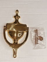 Brass Formal Door Knocker Unused Hardware Included Ready for Personaliza... - $22.06
