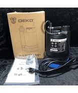 DEKO Sump Pump, 2450 GPH 1/3 hp Submersible Clean/Dirty Water Pump Garde... - $67.11 CAD