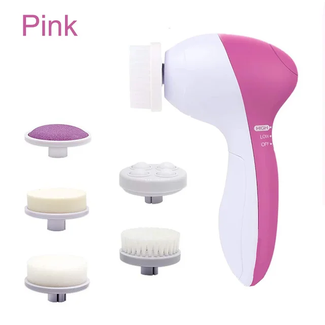 Electric Facial Cleaning Brush, Facial Cleaning Machine, Spa Face Massager - £10.67 GBP