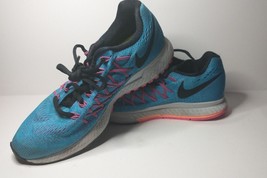 Nike Air Zoom Pegasus 32 Size 7 Blue Lagoon Sunset WMNs Running Shoes 749344-403 - £15.66 GBP